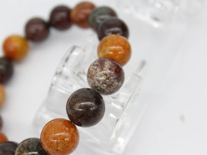 13mm Natural Multi Colour Tiger Eye Bracelet