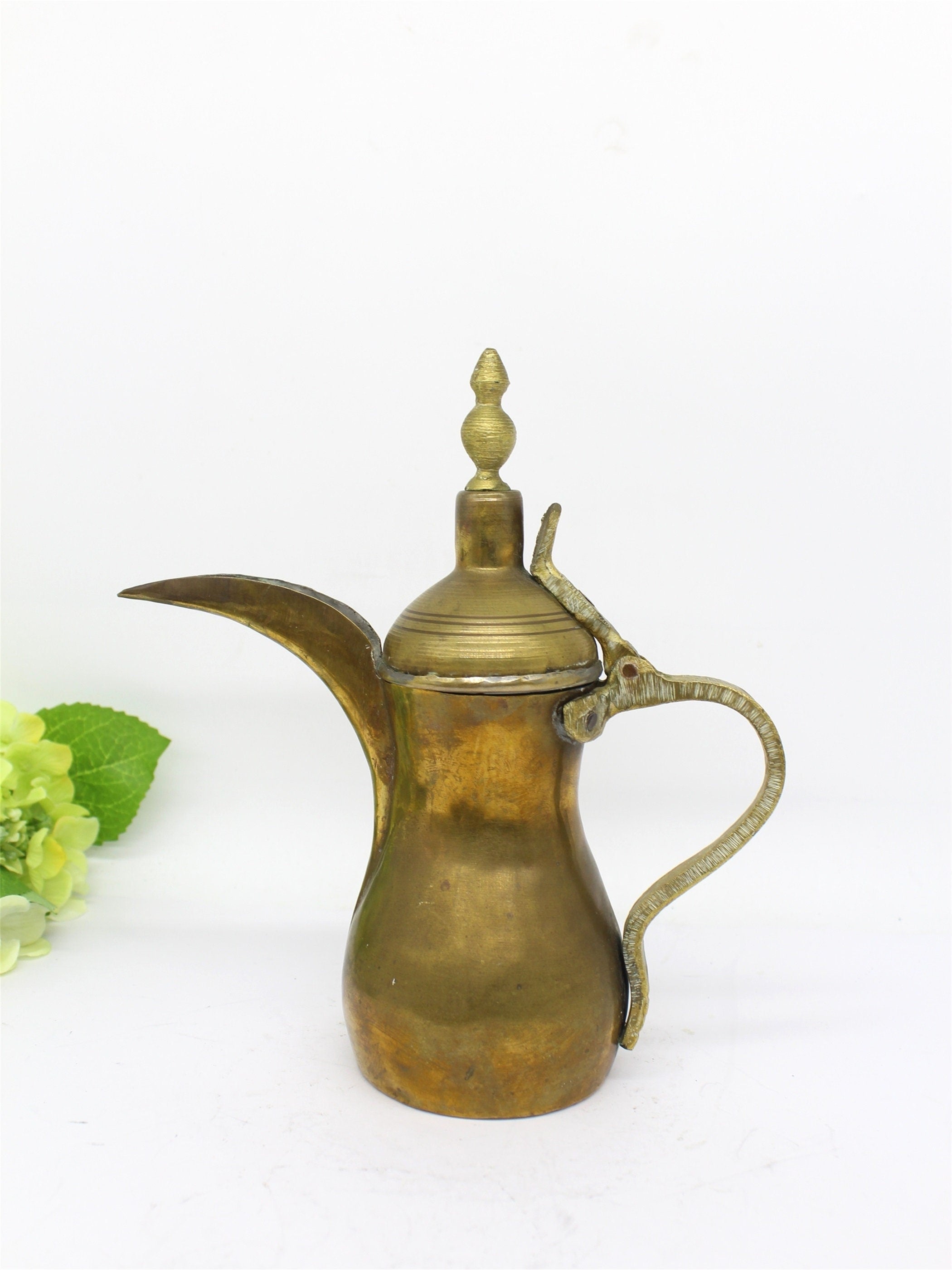 8P Brass Arabic Dallah Coffee Pot/ Tea Pot