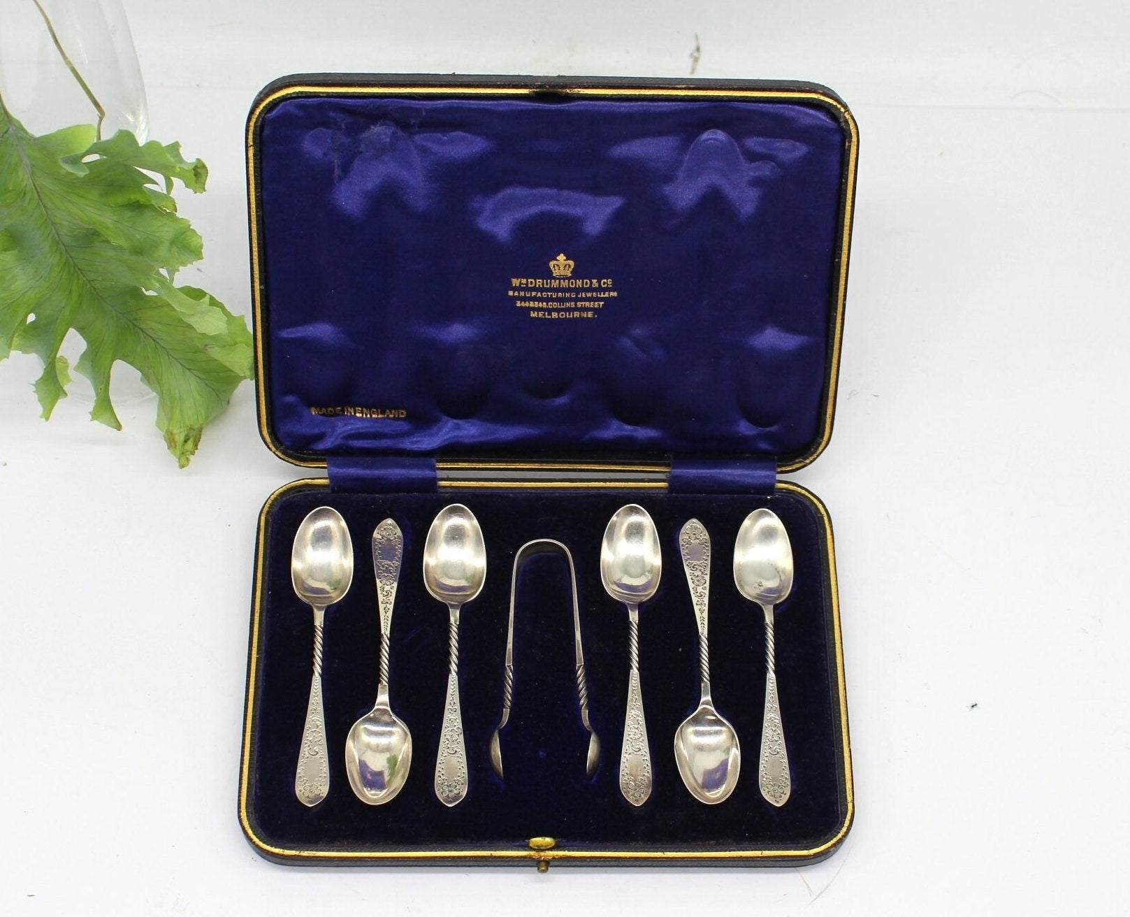1904 English Sterling Silver,Flatware in 1904 by A&D Sheffield with Hallmark