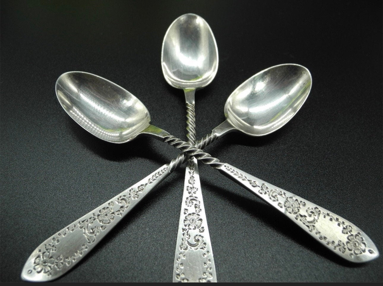 1904 English Sterling Silver,Flatware in 1904 by A&D Sheffield with Hallmark