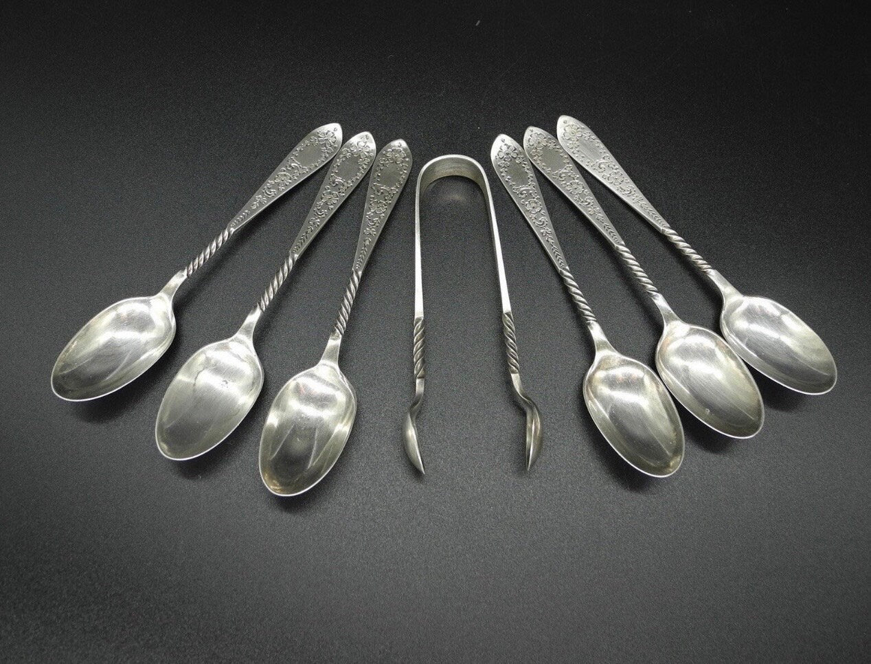 1904 English Sterling Silver,Flatware in 1904 by A&D Sheffield with Hallmark