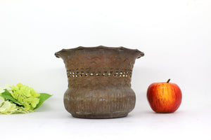 Vtg Brass Planter/ Pot