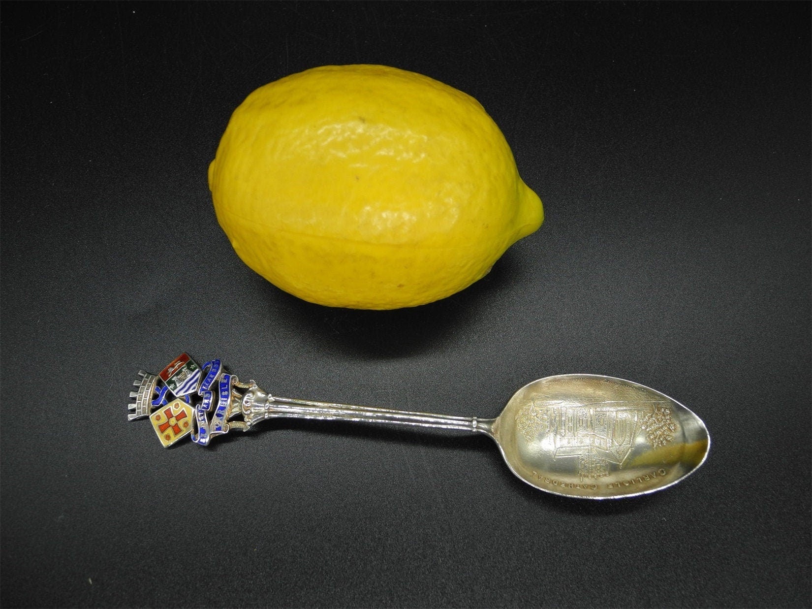 Antique Sterling Silver Teaspoon by  T&S 1913 BIRMINGHAM with Hallmark,