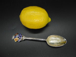 Antique Sterling Silver Teaspoon by  T&S 1913 BIRMINGHAM with Hallmark,
