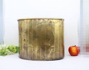 Brass Oval planter/ pot