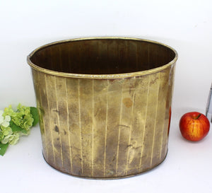 Brass Oval planter/ pot