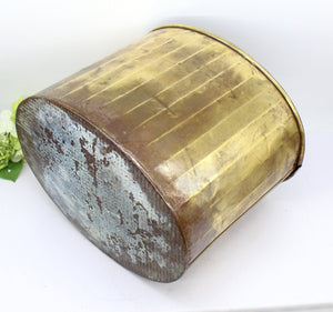 Brass Oval planter/ pot