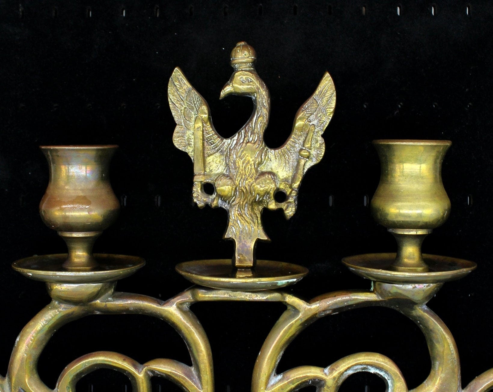 Rare 54cm 19th Kingdom of Prussia 4.8kg Candelabra, Super heavy 4.8kg