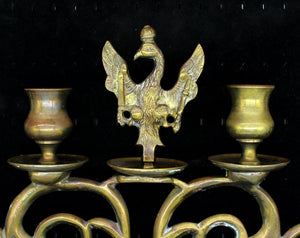 Rare 54cm 19th Kingdom of Prussia 4.8kg Candelabra, Super heavy 4.8kg