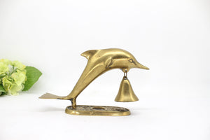 Brass Bell on Dolphin Stand