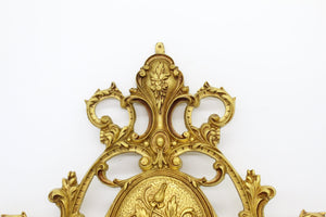 3kg 38cmL Pair Solid Brass Wall Panel