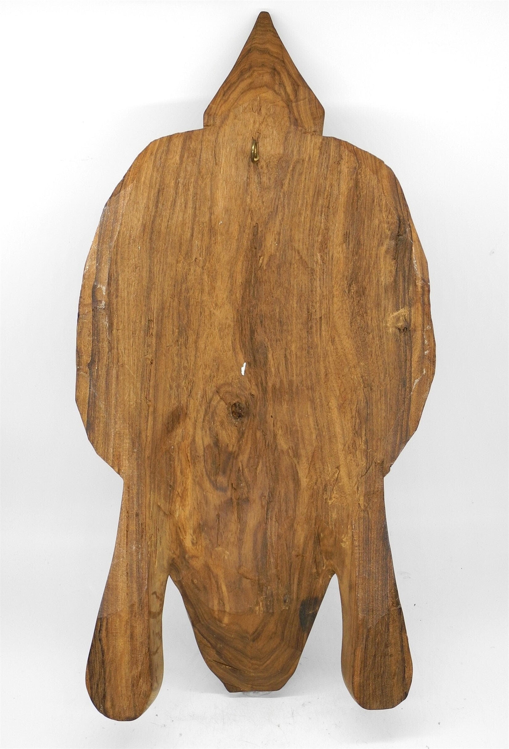 58cmH XXL Vtg Solid Wood Tribal mask, Made From Whole Whole Piece wood, Wall Decor