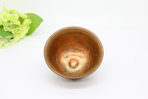 Copper Buddhist copper offering bowl