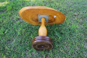 Signed Heavy Camphor Laurel Slab Top Wooden Side Table/ Coffee table, Pick up from 3134