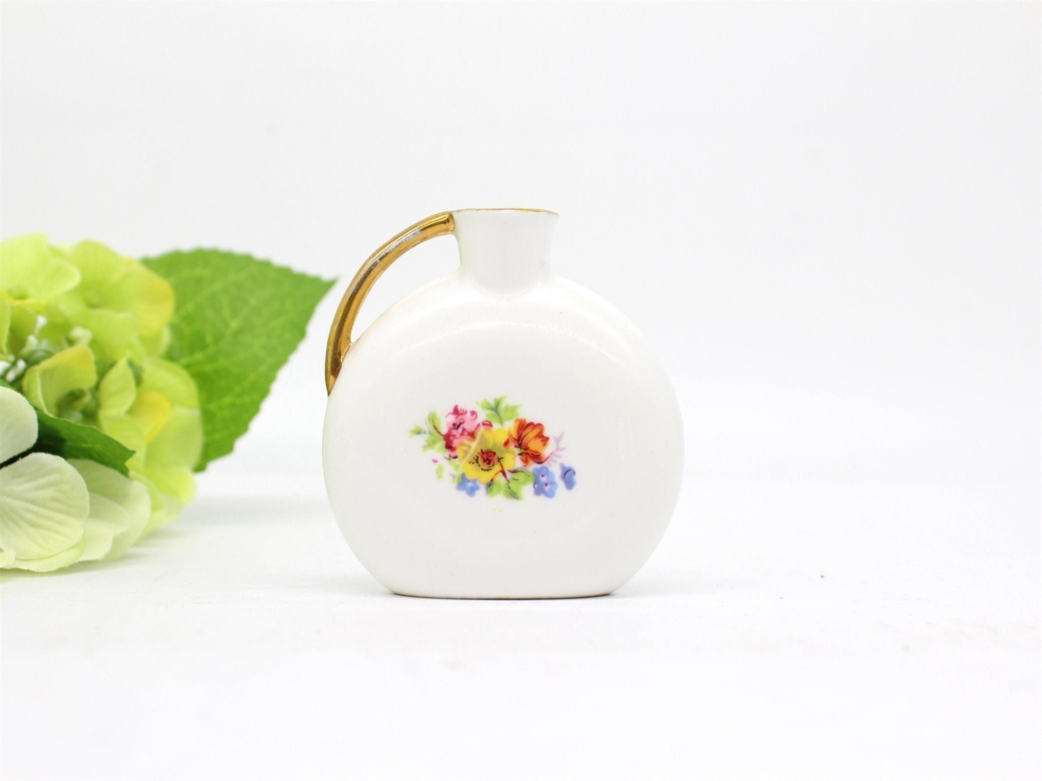Staffordshire Miniature Bone China Vase, Home Decor