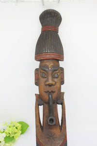 58cmL Vtg African Mask.