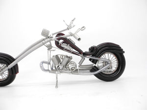 Vtg “Harley Handmade Wire Art Sculpture Motorcycle, Collectible , Gift