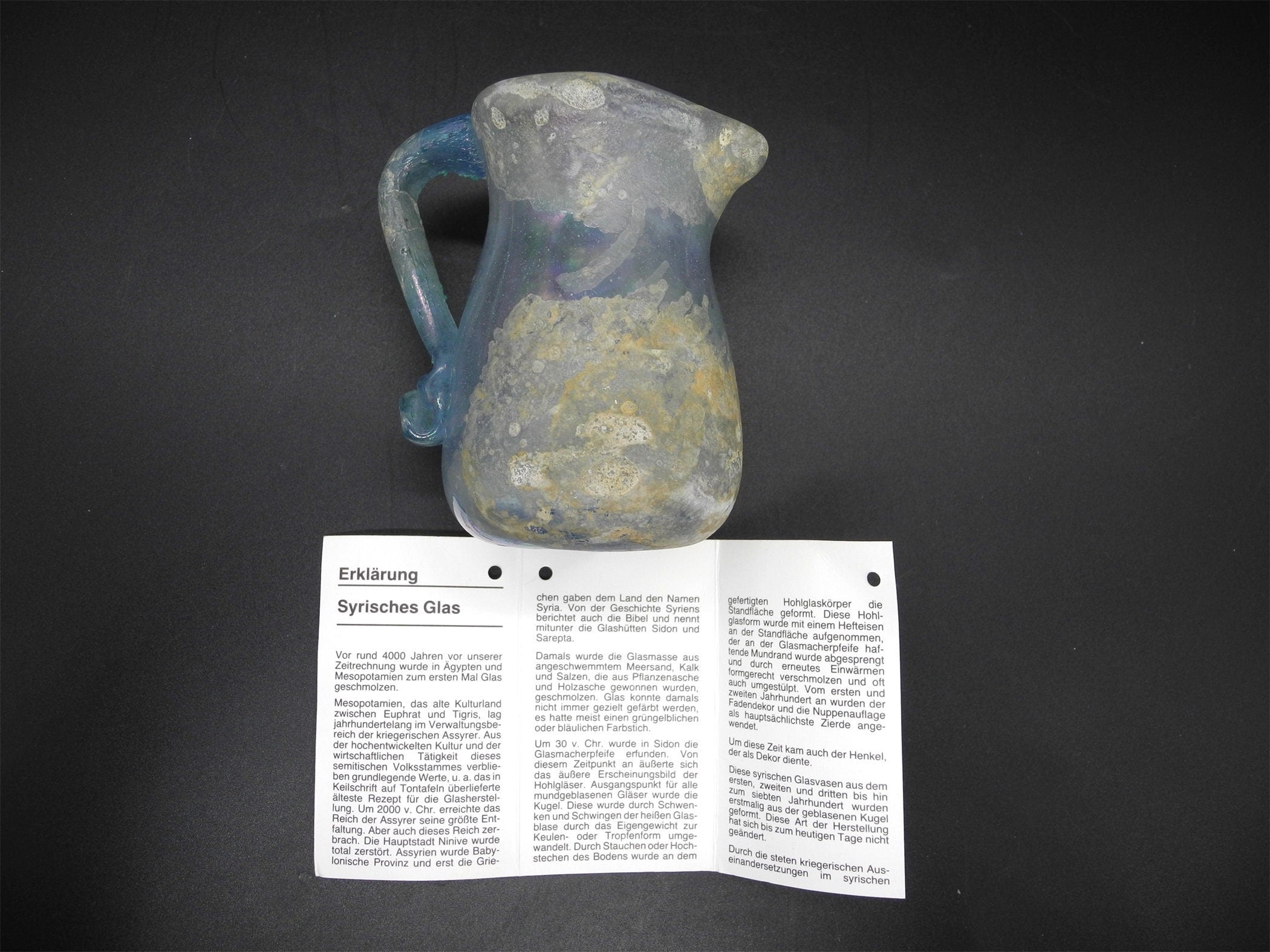 Vtg Glass Jar with Original Label