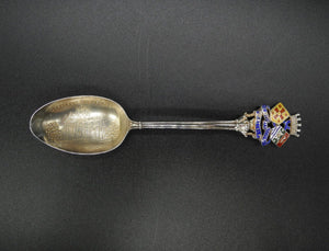 Antique Sterling Silver Teaspoon by  T&S 1913 BIRMINGHAM with Hallmark,