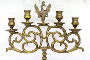Rare 54cm 19th Kingdom of Prussia 4.8kg Candelabra, Super heavy 4.8kg