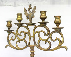 Rare 54cm 19th Kingdom of Prussia 4.8kg Candelabra, Super heavy 4.8kg