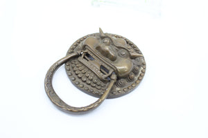 Brass Lion Head Door Knocker,