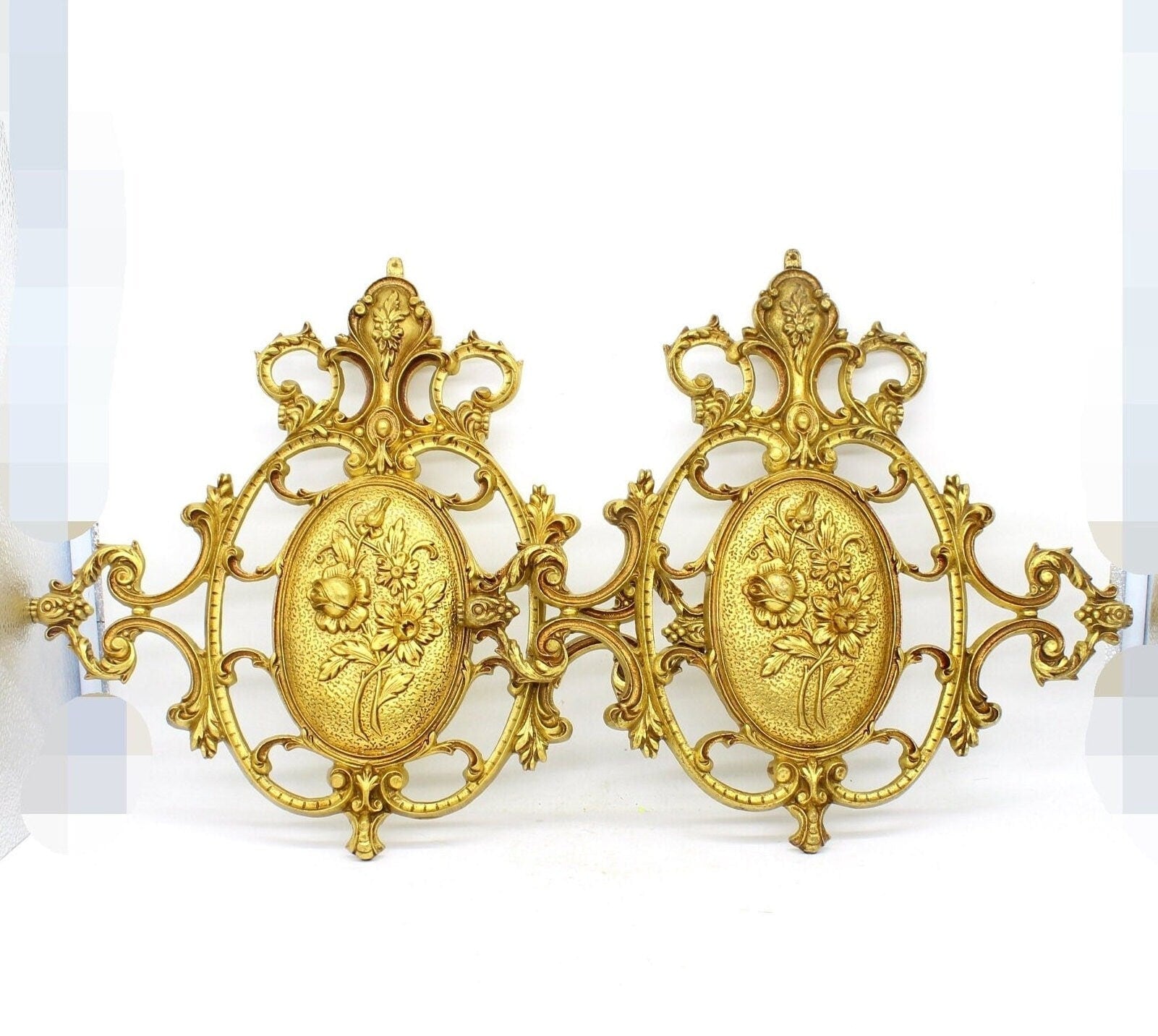 3kg 38cmL Pair Solid Brass Wall Panel