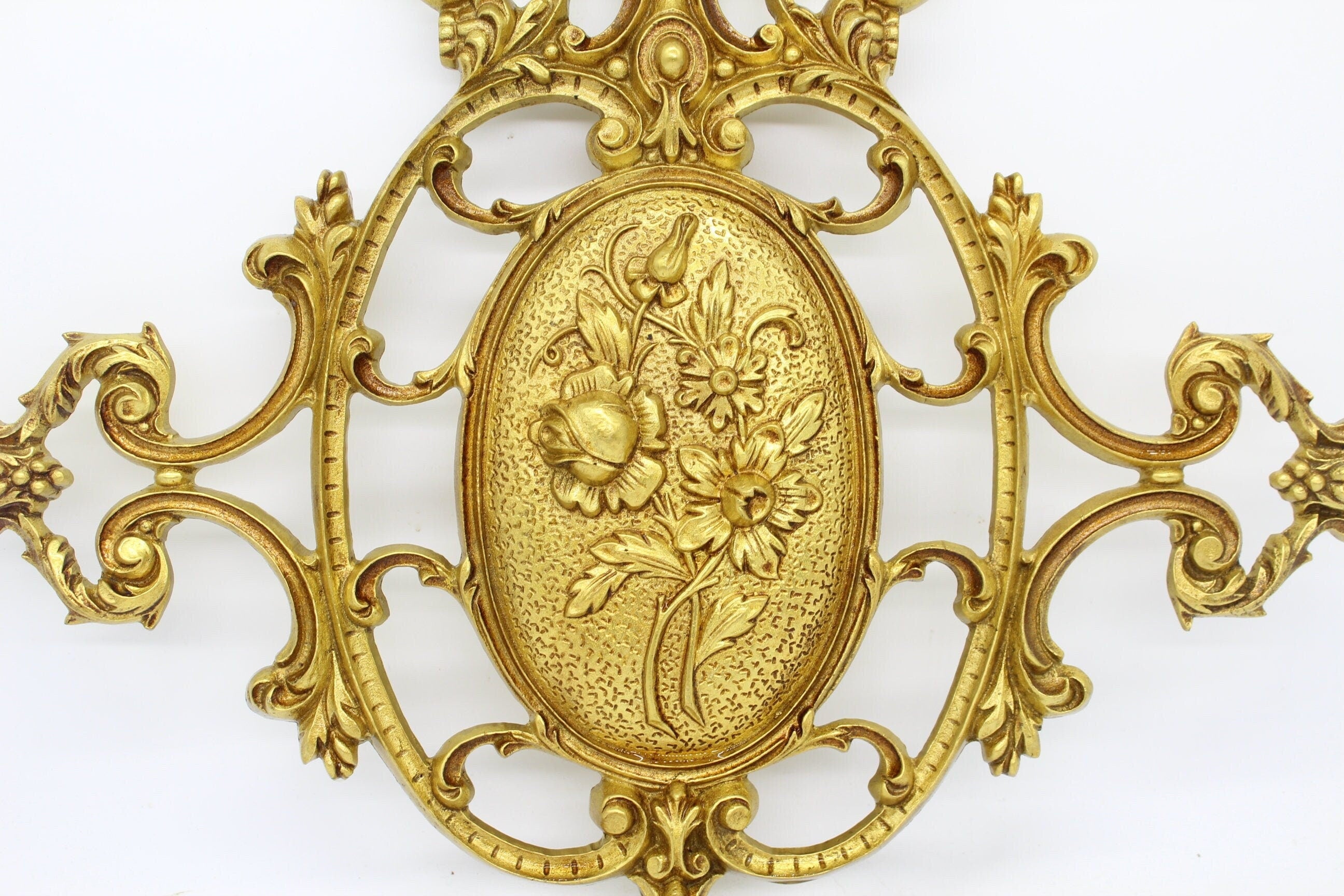 3kg 38cmL Pair Solid Brass Wall Panel