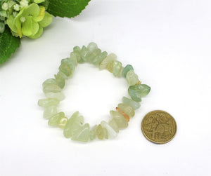 Natural Green Stone Chips Bracelet, Jewellery, Gemstone
