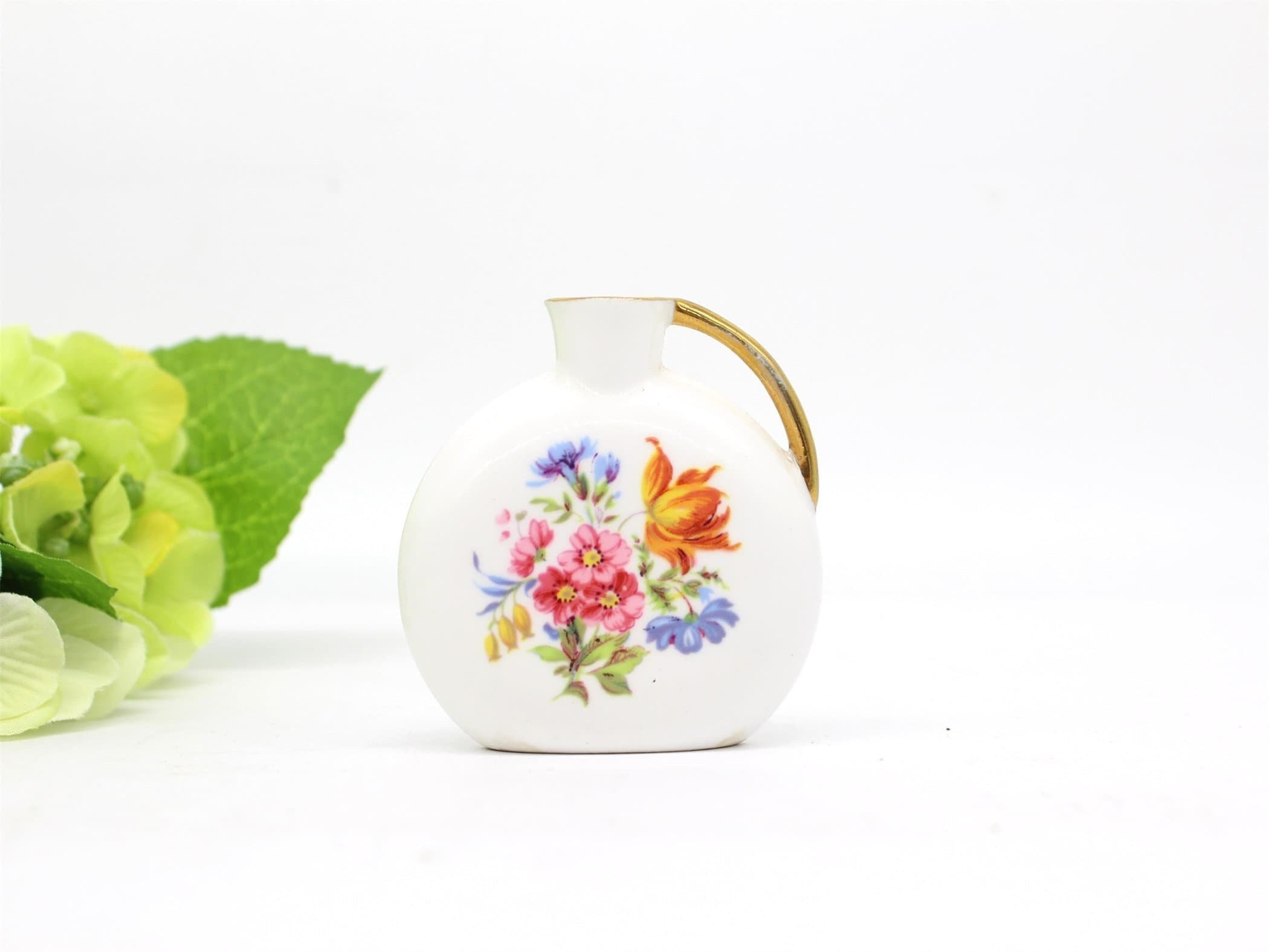Staffordshire Miniature Bone China Vase, Home Decor