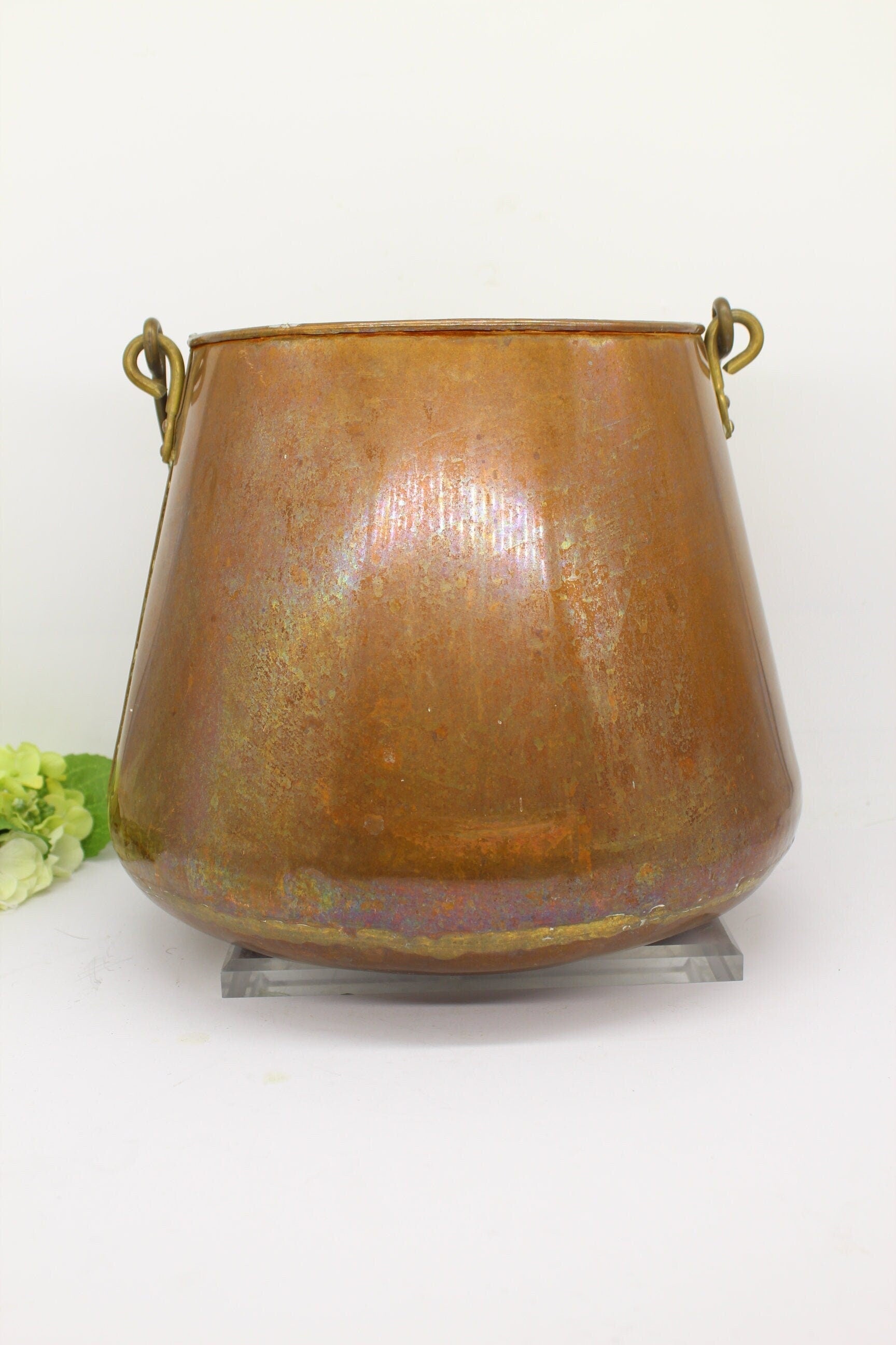 XL Oversize Holland Copper Cauldron