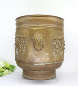 XL Bard England Brass planter