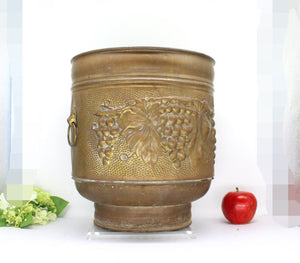 XL Bard England Brass planter