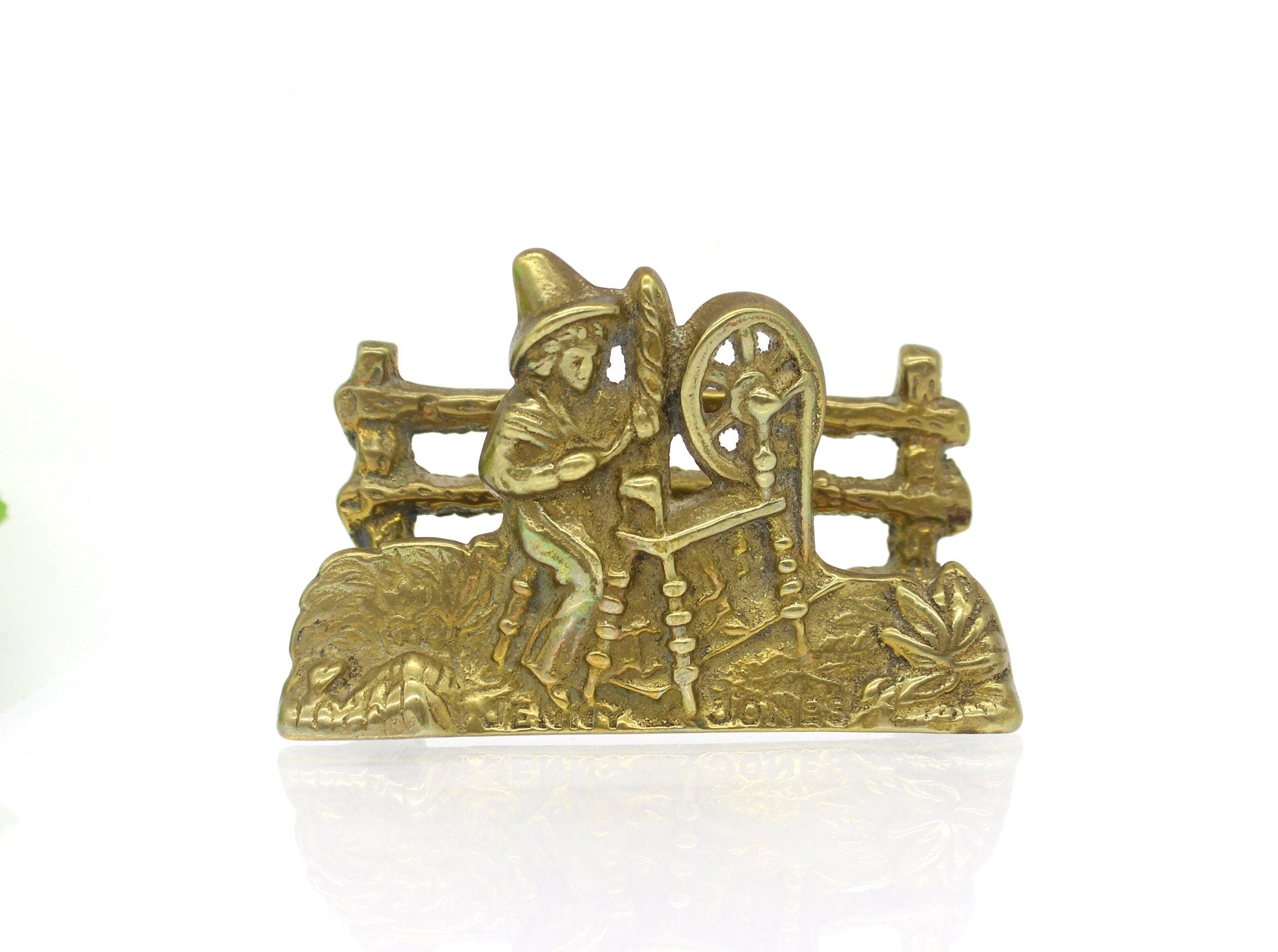 Brass Card Holder