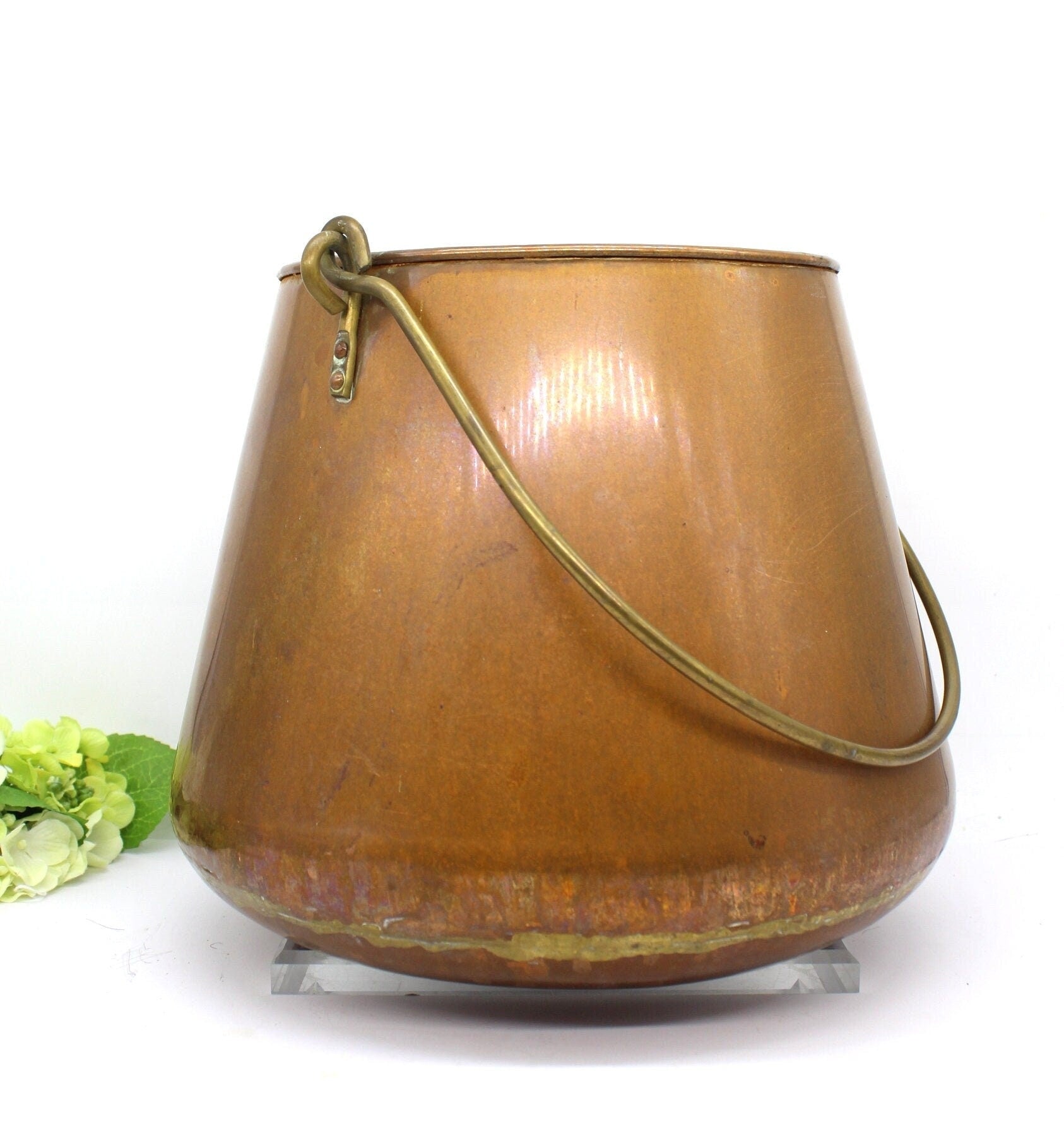 XL Oversize Holland Copper Cauldron