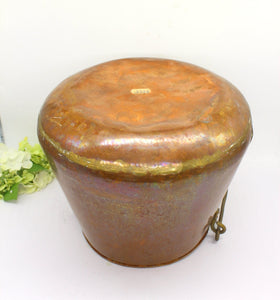 XL Oversize Holland Copper Cauldron