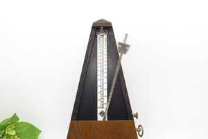 Working Condition Mid century Wittner timber cased metronome,