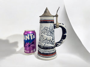 Avon handcrafted brazil beer steins Vintage Mountain Goat Eagle Sheep Moose