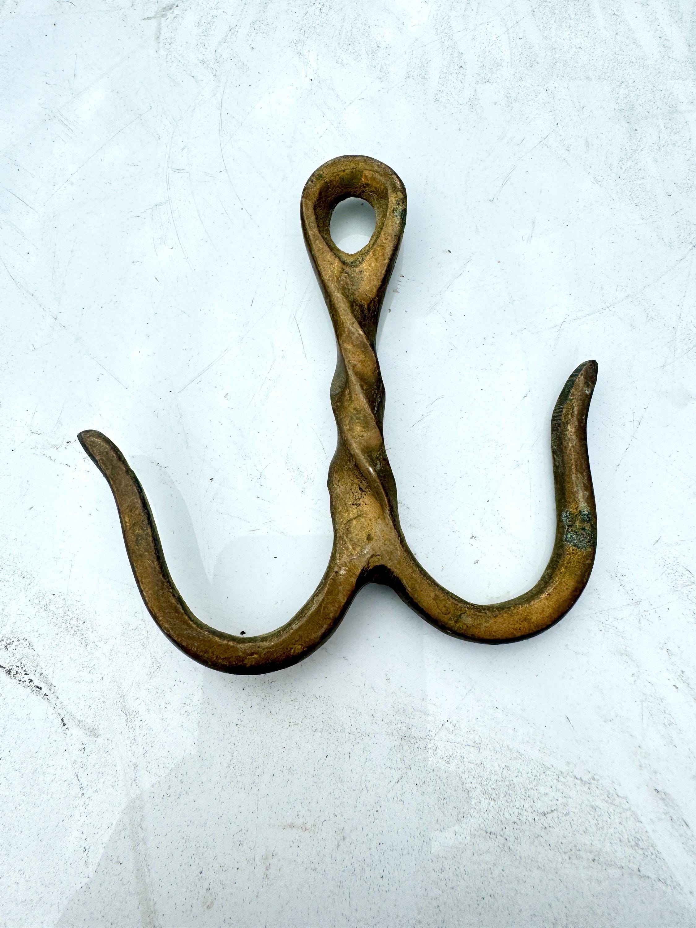 3 piece brass hook, wall decor,hanging
