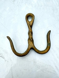 3 piece brass hook, wall decor,hanging