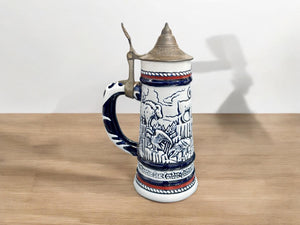 Avon handcrafted brazil beer steins Vintage Mountain Goat Eagle Sheep Moose
