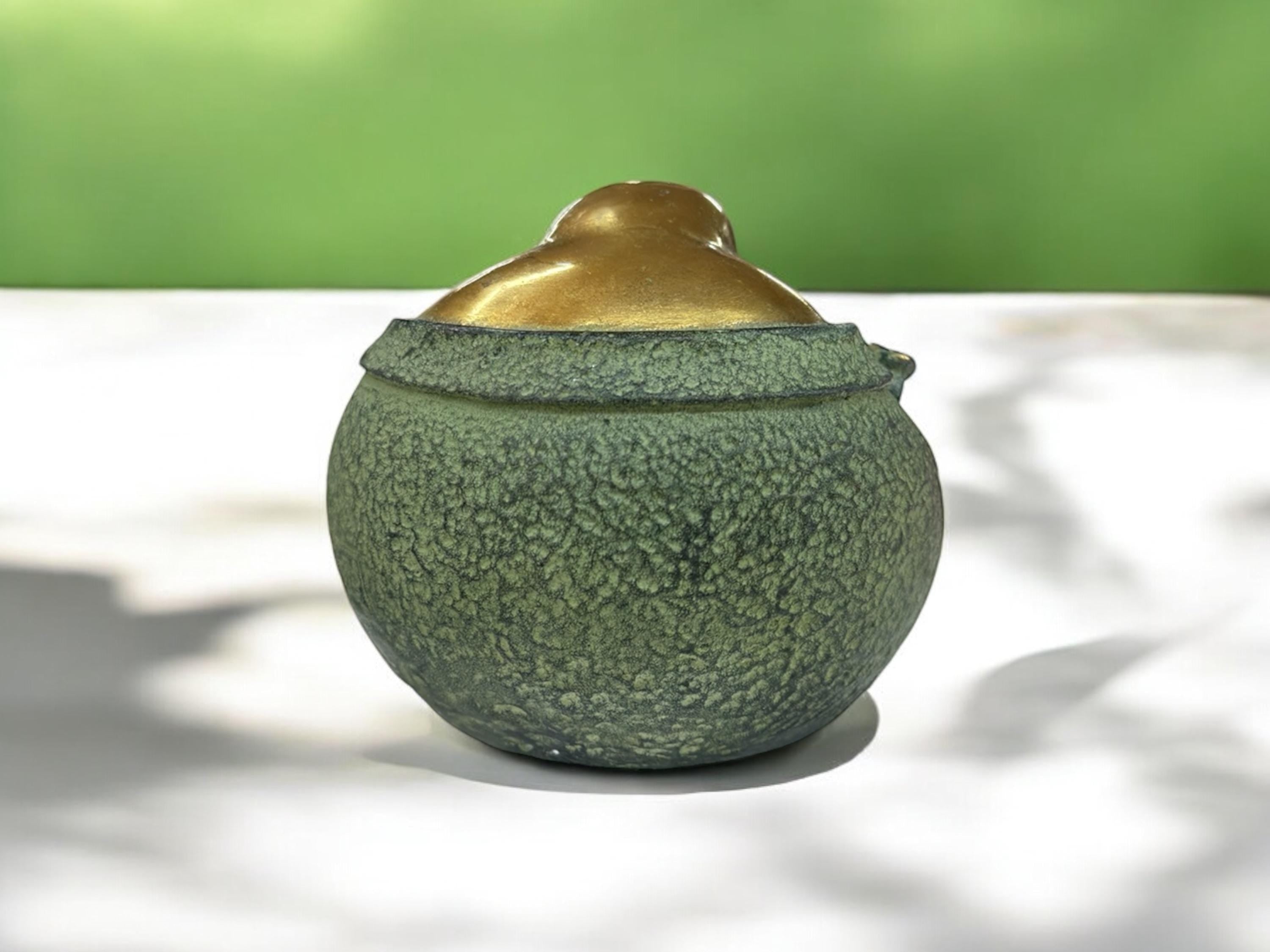 brass laughing Buddha