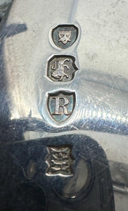1892 Edward Hutton London hallmark silver spoon boxed,England made
