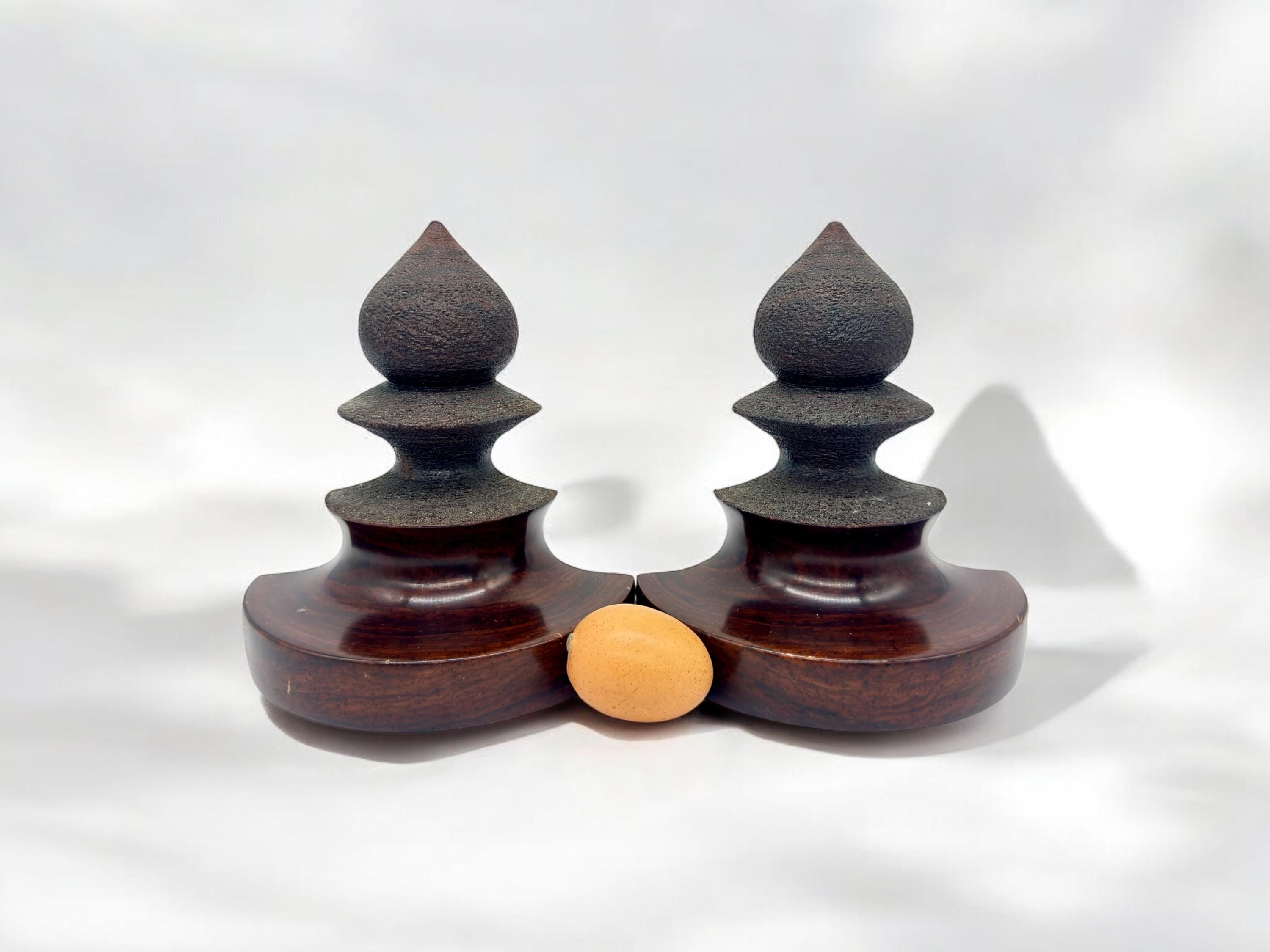 hand turned wooden bookend by Martin Jrend in west Australia