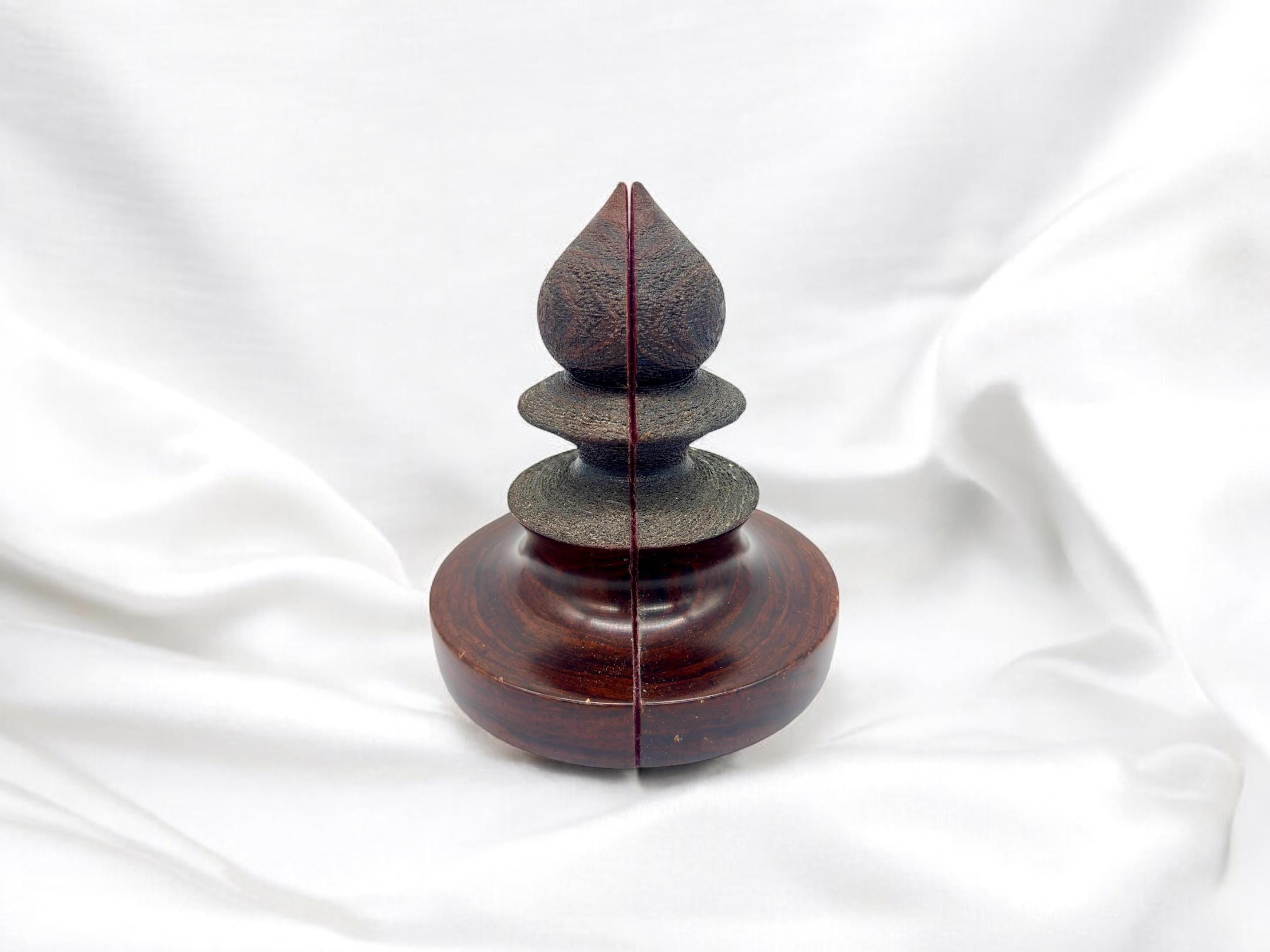 hand turned wooden bookend by Martin Jrend in west Australia