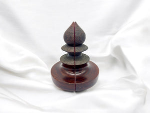 hand turned wooden bookend by Martin Jrend in west Australia