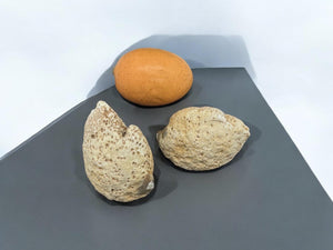 pair of agate rock geode