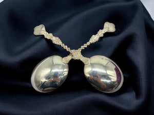 1892 Edward Hutton London hallmark silver spoon boxed,England made
