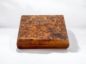 Burl wood trinkets box,strong fragrance
