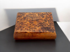 Burl wood trinkets box,strong fragrance